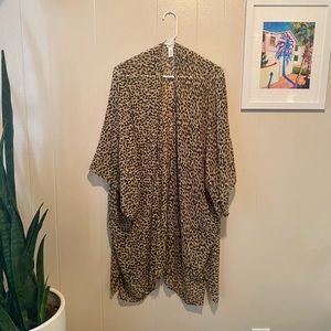 Aerie Cheeta Chiffon Coverup